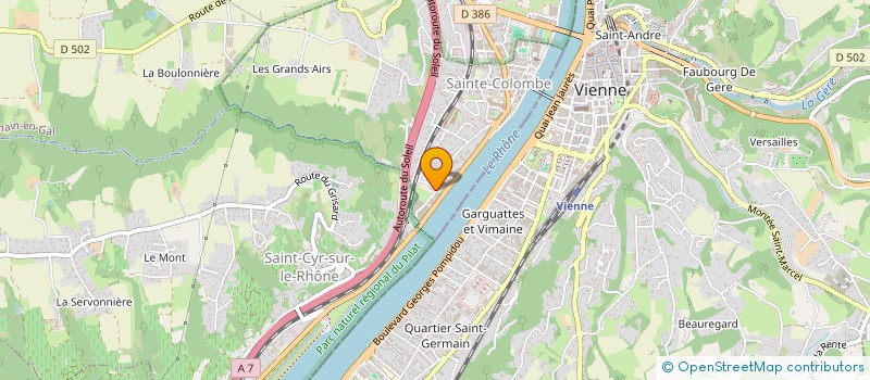 localisation de l'entreprise FINANCIERE DE GESTION ET MARKETING  SAINTE-COLOMBE