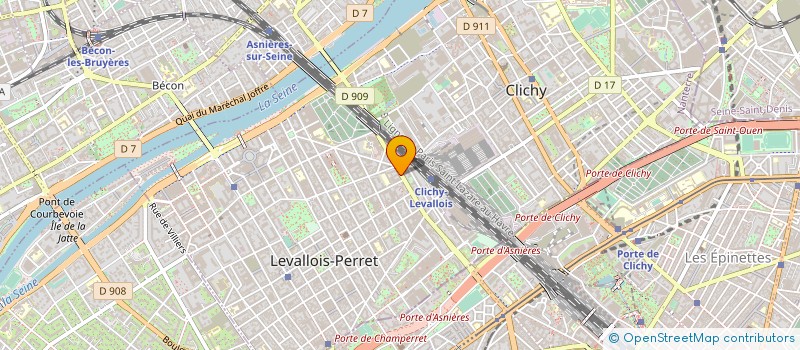 localisation de l'entreprise FINANCIERE DE HAMBOURG à LEVALLOIS-PERRET