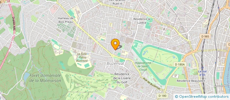 localisation de l'entreprise FINANCIERE DE L' AERODROME à RUEIL MALMAISON