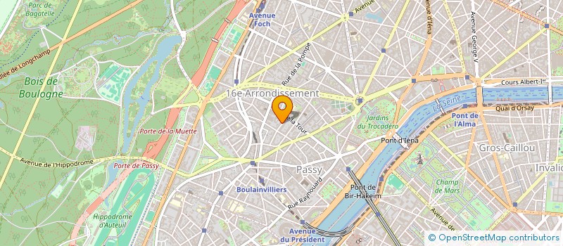 localisation de l'entreprise FINANCIERE DE L'AUBE  PARIS