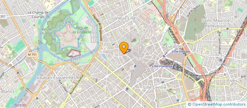 localisation de l'entreprise FINANCIERE DE L'AXE à LILLE