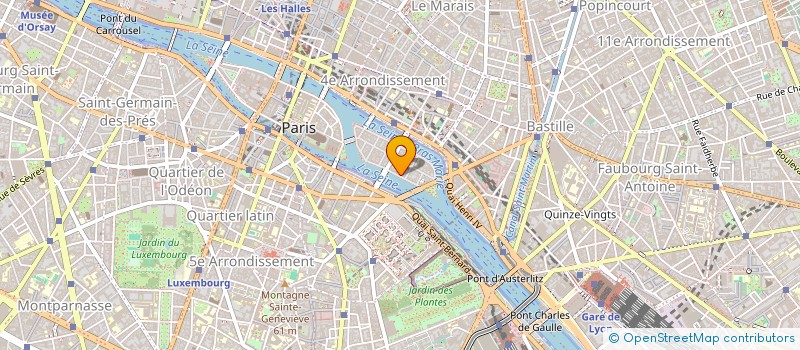 localisation de l'entreprise FINANCIERE DE L ILE  PARIS