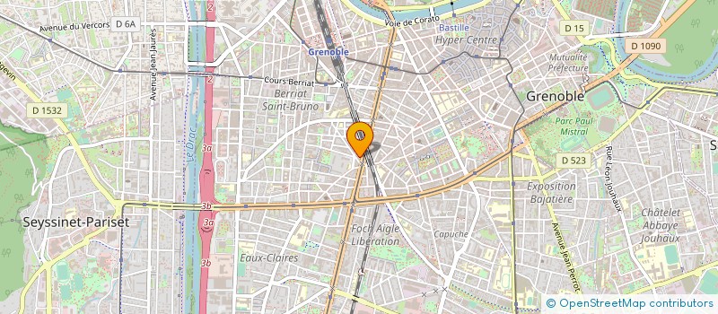 localisation de l'entreprise FINANCIERE DE L'IMMOBILIER ET DU REAMENAGEMENT SAINT THOMAS à GRENOBLE