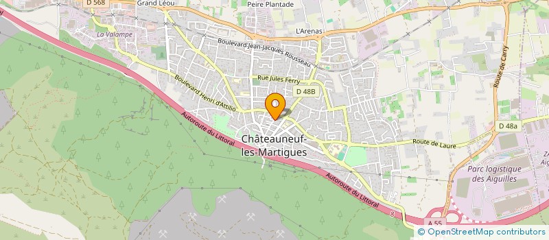 localisation de l'entreprise FINANCIERE DE LA BASTIDE NEUVE à CHATEAUNEUF-LES-MARTIGUES