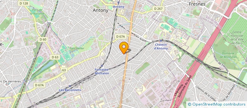 localisation de l'entreprise FINANCIERE DE LA BIEVRE à ANTONY