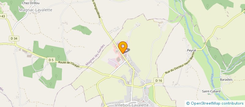 localisation de l'entreprise FINANCIERE DE LA CHARSIE à VILLEBOIS-LAVALETTE