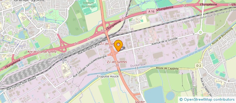 localisation de l'entreprise FINANCIERE DE LA GARONNE à DUNKERQUE