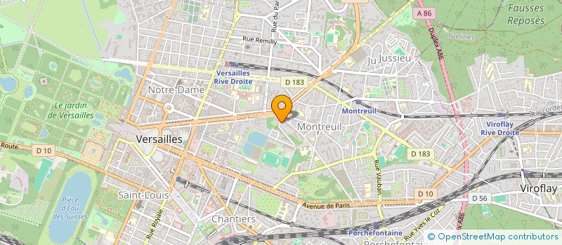 localisation de l'entreprise FINANCIERE DE LA HUTTE SAS à VERSAILLES