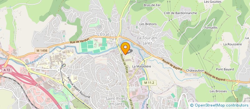 localisation de l'entreprise FINANCIERE DE LA LICHERE à L'ETRAT