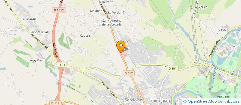 localisation de l'entreprise FINANCIERE DE LA MICHONNE  CASTRES