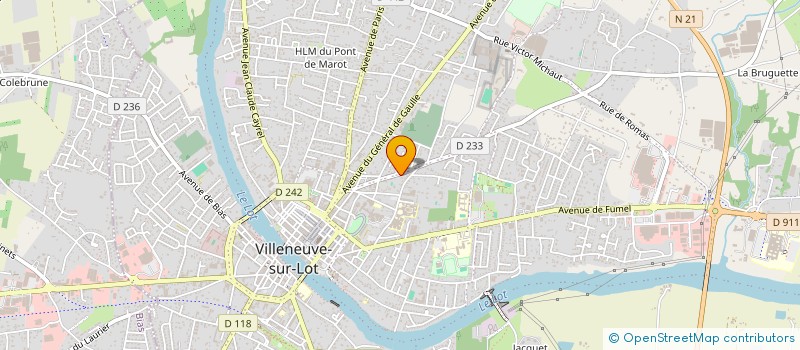 localisation de l'entreprise FINANCIERE DE LA MYRE MORY  VILLENEUVE-SUR-LOT