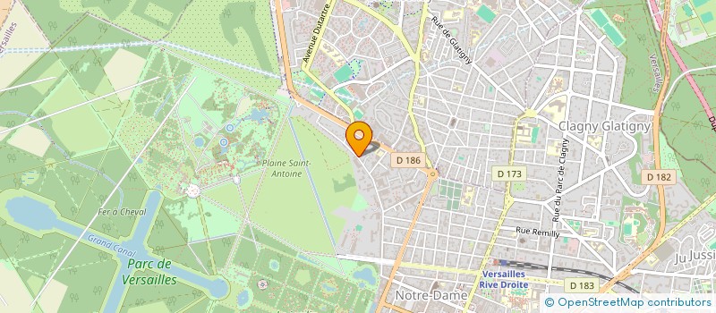 localisation de l'entreprise FINANCIERE DE LA ROCHE à VERSAILLES