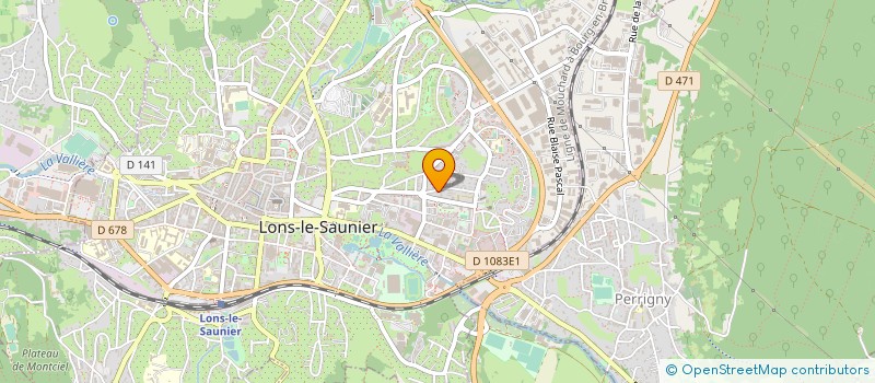 localisation de l'entreprise FINANCIERE DE LA RUE DES JONQUILLES à LONS-LE-SAUNIER