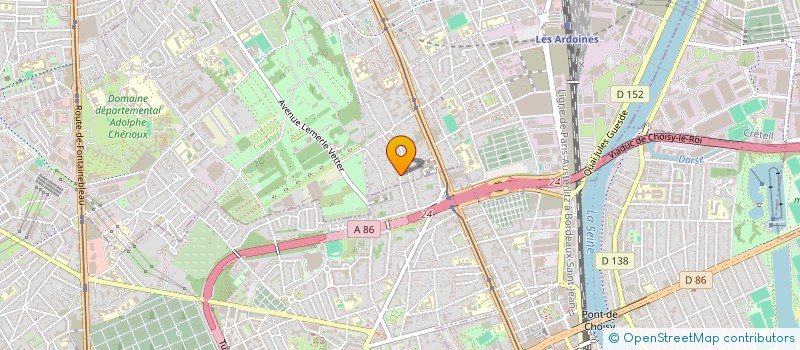 localisation de l'entreprise FINANCIERE DE LELLIS à VITRY-SUR-SEINE