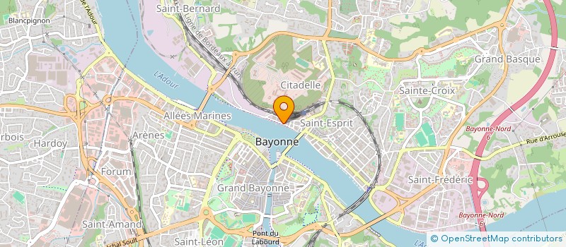 localisation de l'entreprise FINANCIERE DE LESSEPS à BAYONNE