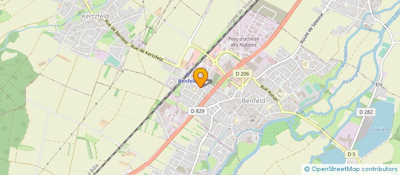 localisation de l'entreprise FINANCIERE DE LOISIRS à STRASBOURG