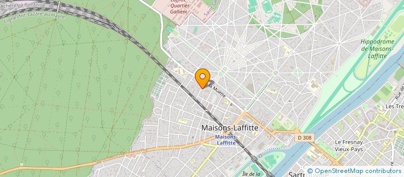 localisation de l'entreprise FINANCIERE DE MAISONS à MAISONS-LAFFITTE