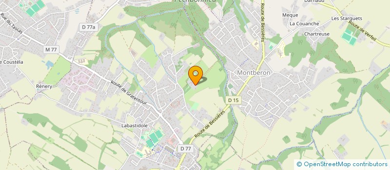 localisation de l'entreprise FINANCIERE DE MANGALO  PECHBONNIEU