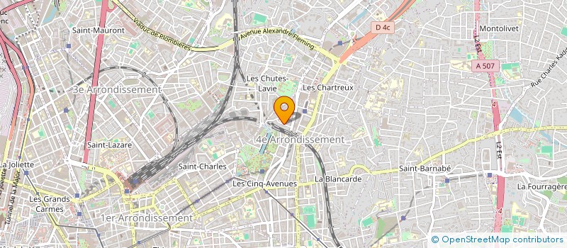 localisation de l'entreprise FINANCIERE DE MONTPENSIER à MARSEILLE 4EME