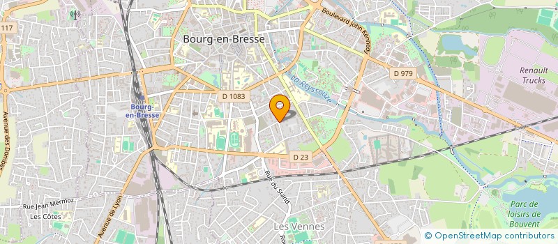 localisation de l'entreprise FINANCIERE DE PARTICIPATIONS à BOURG-EN-BRESSE