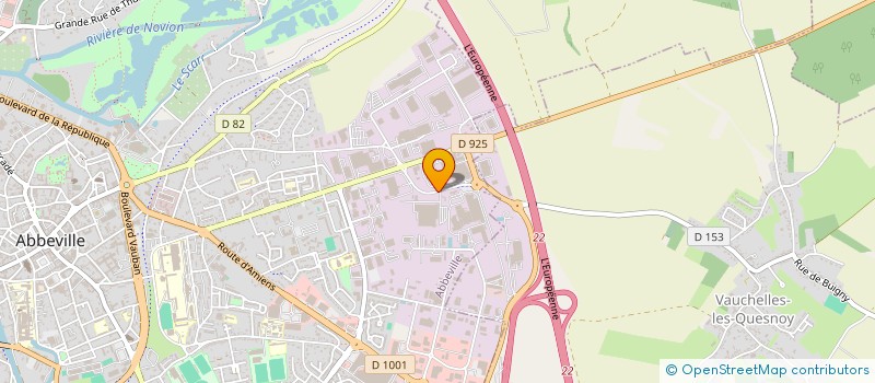 localisation de l'entreprise FINANCIERE DE PONTHIEU à ABBEVILLE
