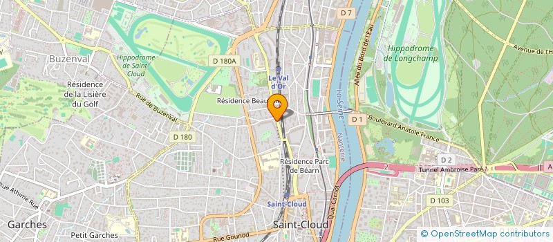 localisation de l'entreprise FINANCIERE DE PRODUCTION D'ELECTRICITE à SAINT-CLOUD