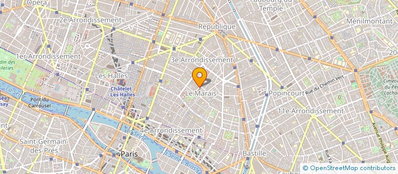 localisation de l'entreprise FINANCIERE DE PRODUITS MODE à PARIS