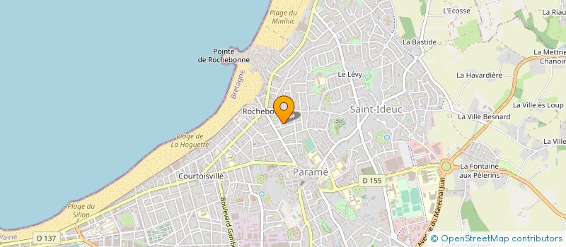 localisation de l'entreprise FINANCIERE DE ROCHEBONNE  SAINT-MALO