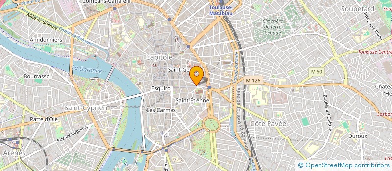 localisation de l'entreprise FINANCIERE DE ROCHILLY à TOULOUSE