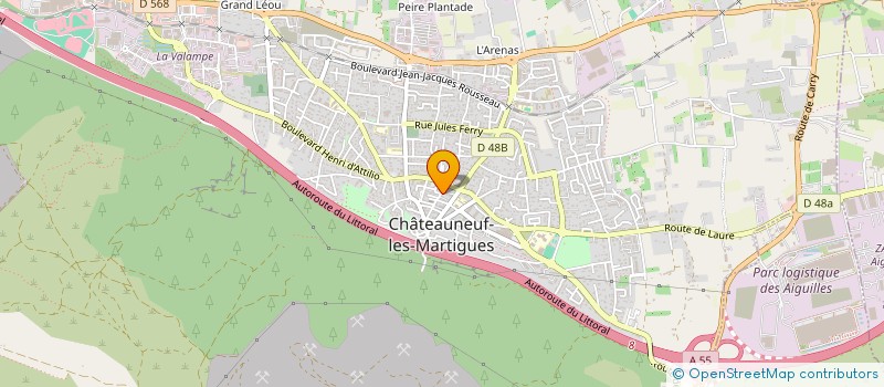 localisation de l'entreprise FINANCIERE DE SALREI à CHATEAUNEUF-LES-MARTIGUES