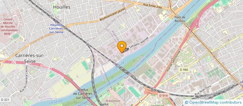 localisation de l'entreprise FINANCIERE DE SERVICES ET PARTICIPATIONS à BEZONS