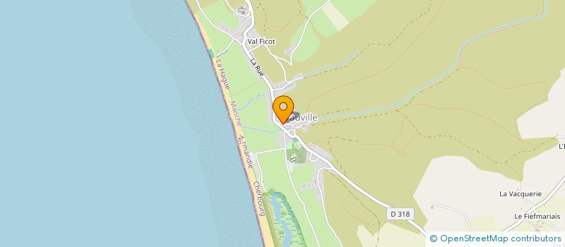 localisation de l'entreprise FINANCIERE DE VAUVILLE  LA HAGUE