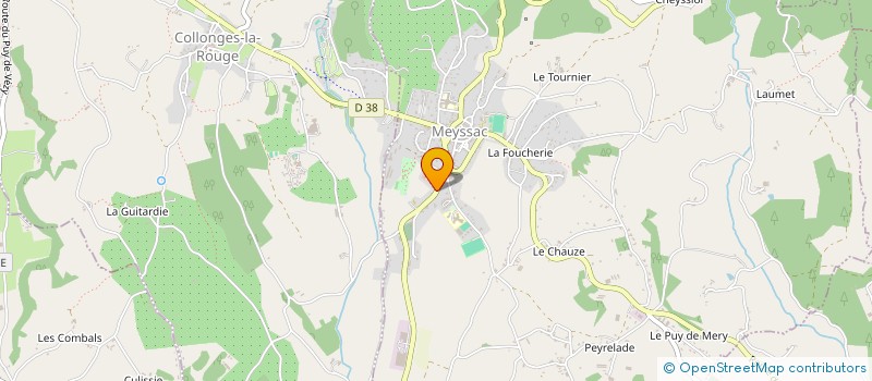 localisation de l'entreprise FINANCIERE DE VERSAILLES  MEYSSAC