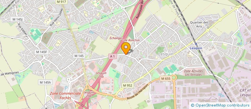 localisation de l'entreprise FINANCIERE DE WINS à LESQUIN
