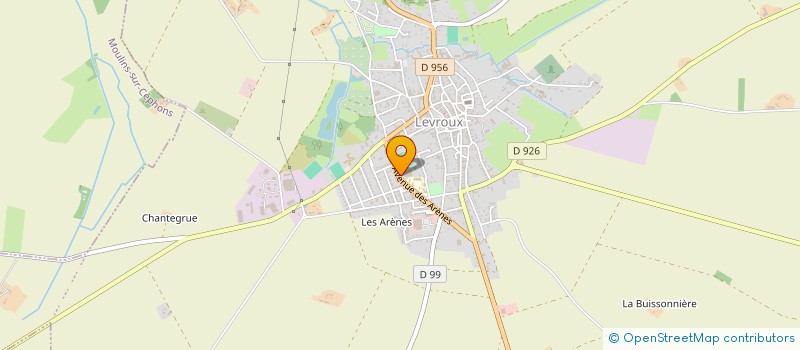 localisation de l'entreprise FINANCIERE DEFAY à LEVROUX
