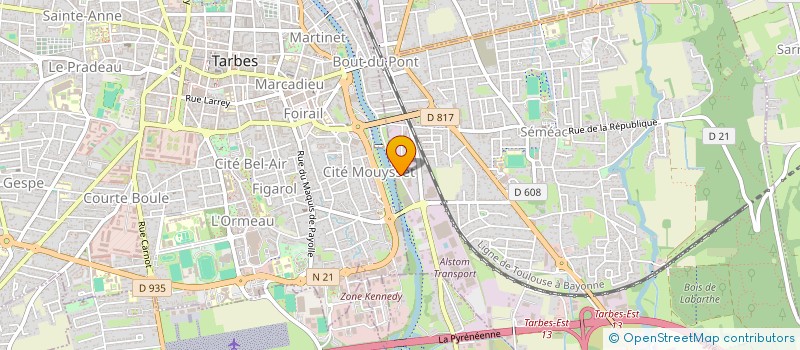 localisation de l'entreprise FINANCIERE DELPECH  SEMEAC