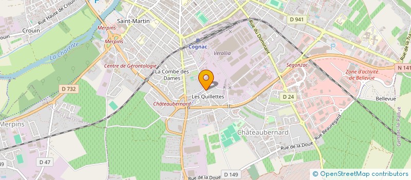 localisation de l'entreprise FINANCIERE DEPUYDT à CHATEAUBERNARD