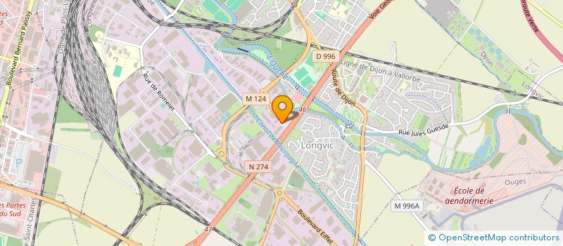 localisation de l'entreprise FINANCIERE DEROSSI à LONGVIC