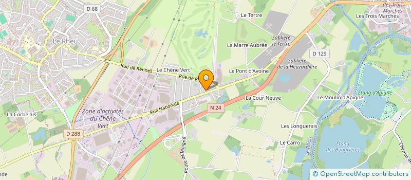 localisation de l'entreprise FINANCIERE DES EPARSES  BRUZ