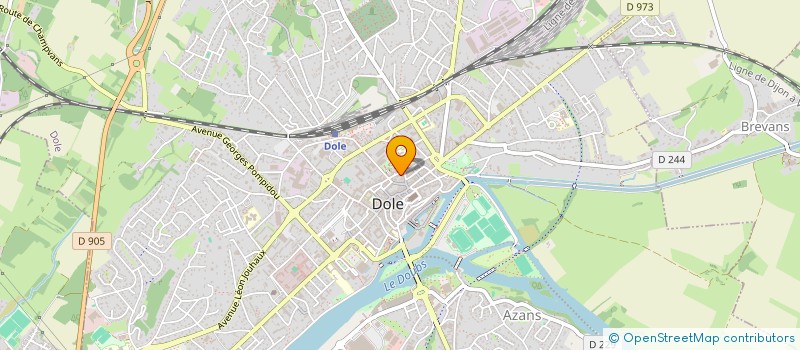 localisation de l'entreprise FINANCIERE DES LYS à DOLE