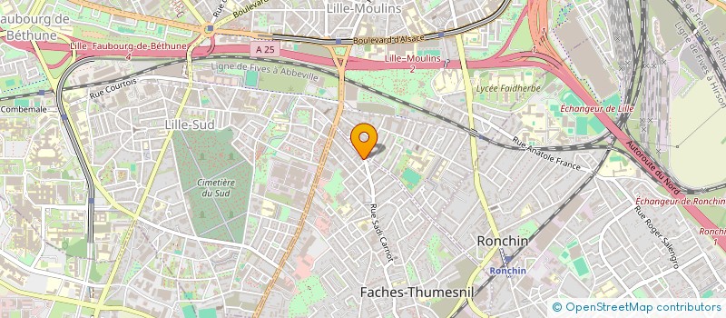 localisation de l'entreprise FINANCIERE DES OLIVIERS à FACHES-THUMESNIL