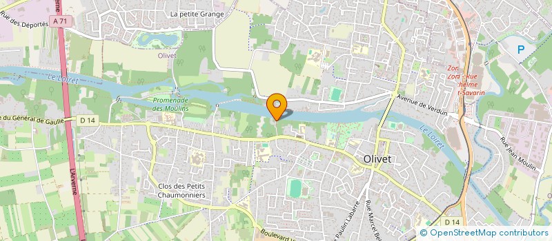 localisation de l'entreprise FINANCIERE DES TREMOUREDES à OLIVET