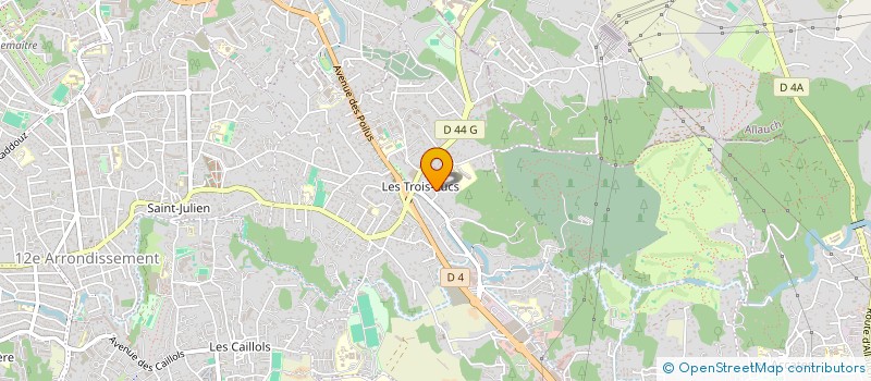 localisation de l'entreprise FINANCIERE DES TROIS DAUPHINES à MARSEILLE