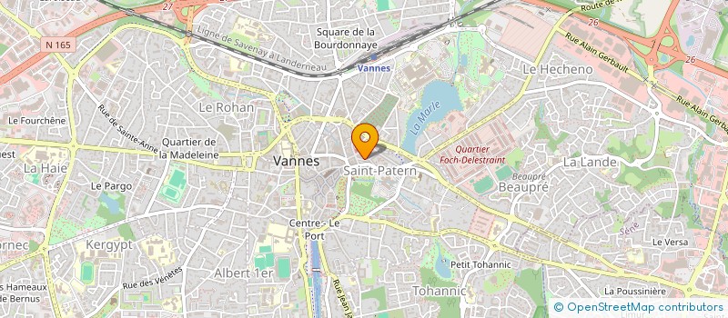 localisation de l'entreprise FINANCIERE DES VENETES à VANNES