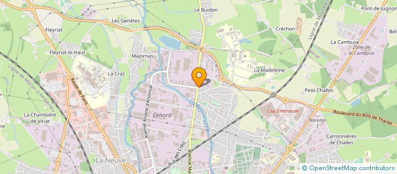 localisation de l'entreprise FINANCIERE DES VIANDES à BOURG-EN-BRESSE
