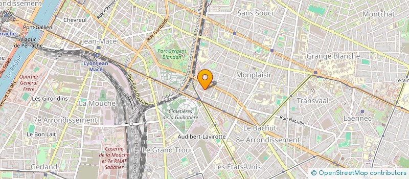 localisation de l'entreprise FINANCIERE DESAM  LYON