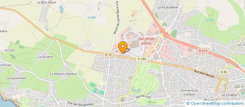 localisation de l'entreprise FINANCIERE DEVELOPPEMENT LAPIN FIDELAP  GLENAY