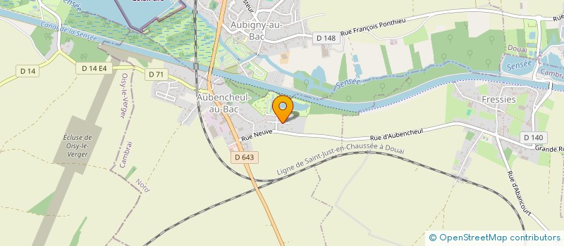 localisation de l'entreprise FINANCIERE DHOLLANDE GENDRE  RAILLENCOURT-SAINTE-OLLE