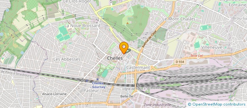 localisation de l'entreprise FINANCIERE DIAS GIL à CHELLES