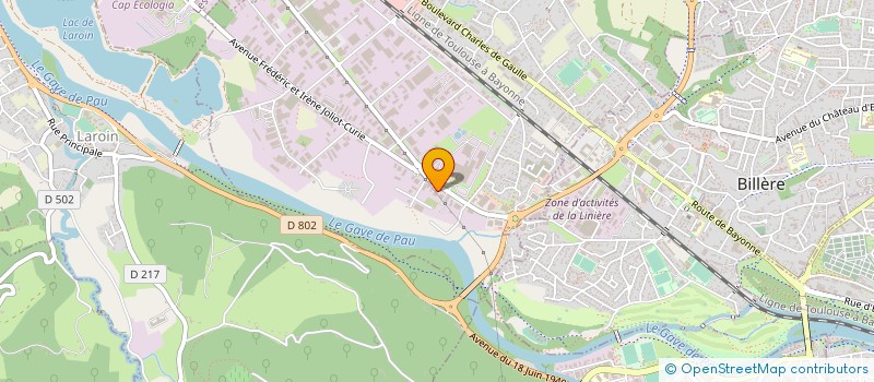 localisation de l'entreprise FINANCIERE DIDIER ROMAGNY à LONS